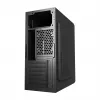 PC Case FSP CMT160 Midi Tower Czarny — supports ATX/µATX/ITX, 1×3.5 inch + 2×2.5 inch bays, 1×5.25 inch, USB 3.2 Gen1 Type-A, 173×370×410 mm