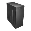 PC Case FSP CMT160 Midi Tower Czarny — supports ATX/µATX/ITX, 1×3.5 inch + 2×2.5 inch bays, 1×5.25 inch, USB 3.2 Gen1 Type-A, 173×370×410 mm