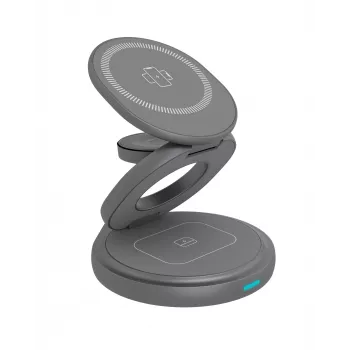 ICY BOX IB-SH101-CH Słuchawki, Smartfon, Smartwatch Antracyt, Szary Szybkie ładowanie Wewnątrz