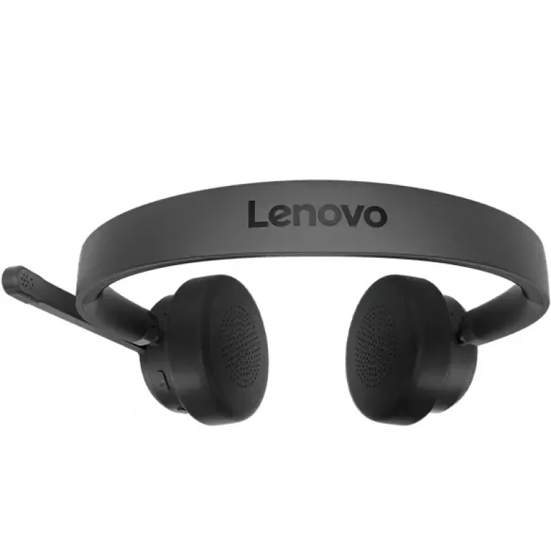 Lenovo 4XD1Q30302 słuchawki/zestaw słuchawkowy Bezprzewodowy Opaska na głowę Połączenia/Muzyka Bluetooth Czarny