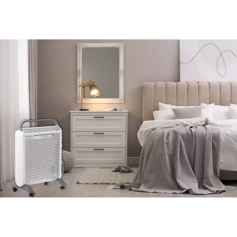 Grzejnik konwekcyjny elektryczny Adler AD 7750, 2000 W, 2 poziomy mocy, IP24, biały