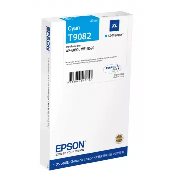 Wkład atramentowy Epson WF-6XXX cyjan XL (Oryginalny) — wysokowydajny cyjan do WorkForce WF-6XXX