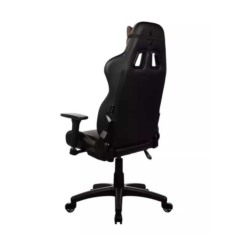Fotel gamingowy Arozzi Avanti SoftFabric Brown — tapicerka materiałowa, ergonomiczny design, regulowana wysokość i pochylenie