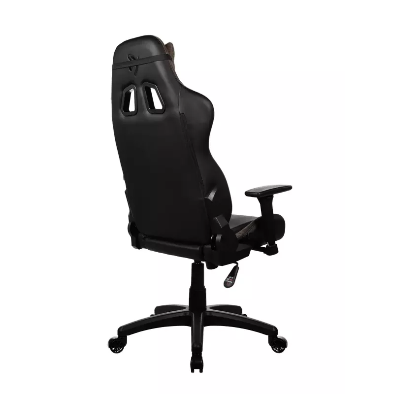 Fotel gamingowy Arozzi Avanti SoftFabric Brown — tapicerka materiałowa, ergonomiczny design, regulowana wysokość i pochylenie