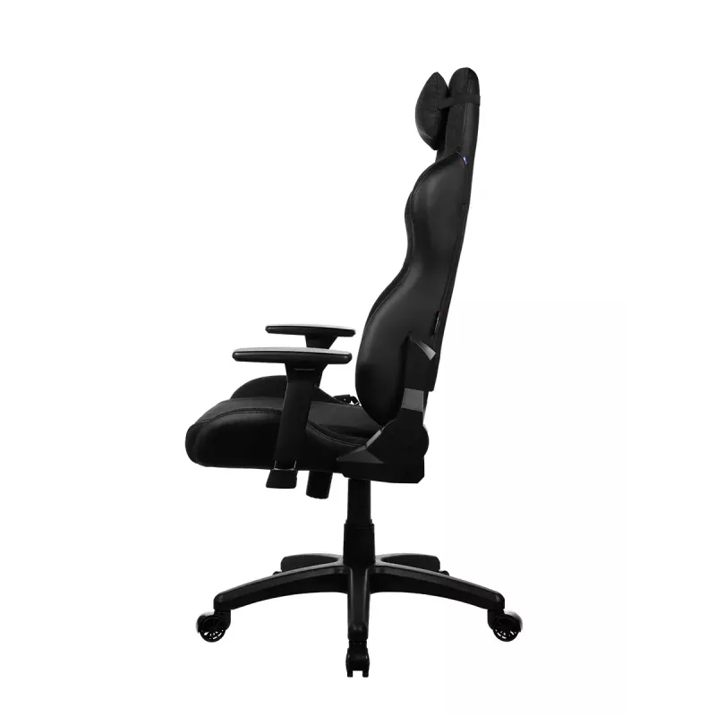 Fotel gamingowy arozzi Avanti SoftFabric Pure Czarny — ergonomiczny, z wysokim oparciem, regulowanymi podłokietnikami i funkcją odchylania