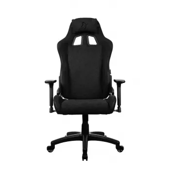 Fotel gamingowy arozzi Avanti SoftFabric Pure Czarny — ergonomiczny, z wysokim oparciem, regulowanymi podłokietnikami i funkcją odchylania