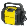 Radio budowlane Muse M-968 BTY — analogowe FM, 40 W RMS, Bluetooth 10 m, pyłoszczelne/odporne na wstrząsy, czarno-żółte