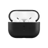 Ochronne skórzane etui FIXED FIXLPM-999-BK na słuchawki z obsługą MagSafe, czarne