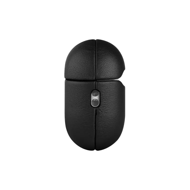 Ochronne skórzane etui FIXED FIXLPM-999-BK na słuchawki z obsługą MagSafe, czarne