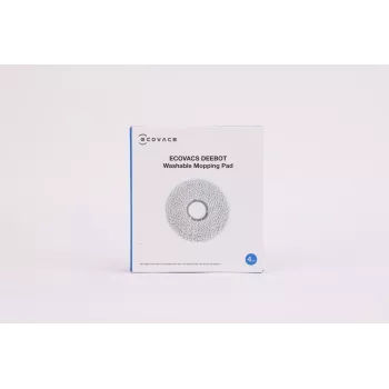 Zestaw nakładek do mopa do robota odkurzającego Ecovacs DCC040047, zmywalne, szare, 4 szt.