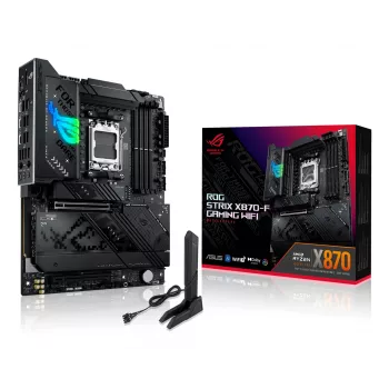 Płyta główna ASUS ROG STRIX X870-F GAMING WIFI — AMD X870, Socket AM5, ATX, DDR5, 4x DIMM, Wi‑Fi 7, BT 5.4