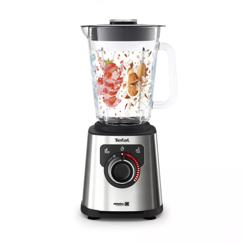 Tefal Perfectmix+ BL871D 1,5 L Blender stołowy 1200 W Stal nierdzewna, Szary