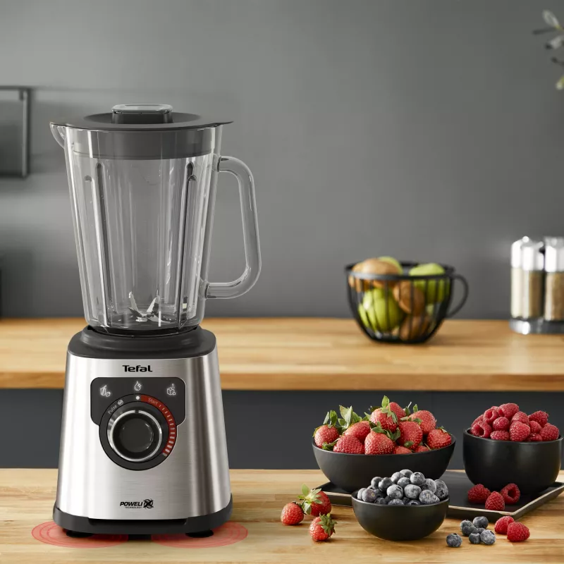 Tefal Perfectmix+ BL871D 1,5 L Blender stołowy 1200 W Stal nierdzewna, Szary