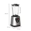Tefal Perfectmix+ BL871D 1,5 L Blender stołowy 1200 W Stal nierdzewna, Szary