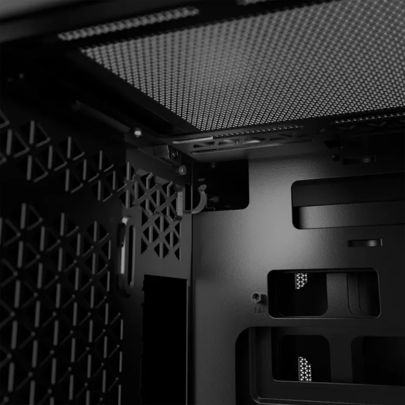 Obudowa PC CORSAIR 2500D AIRFLOW Midi Tower Czarna — ATX/Micro ATX, obsługa chłodnicy przedniej 280 mm, USB-A x2, USB-C x1