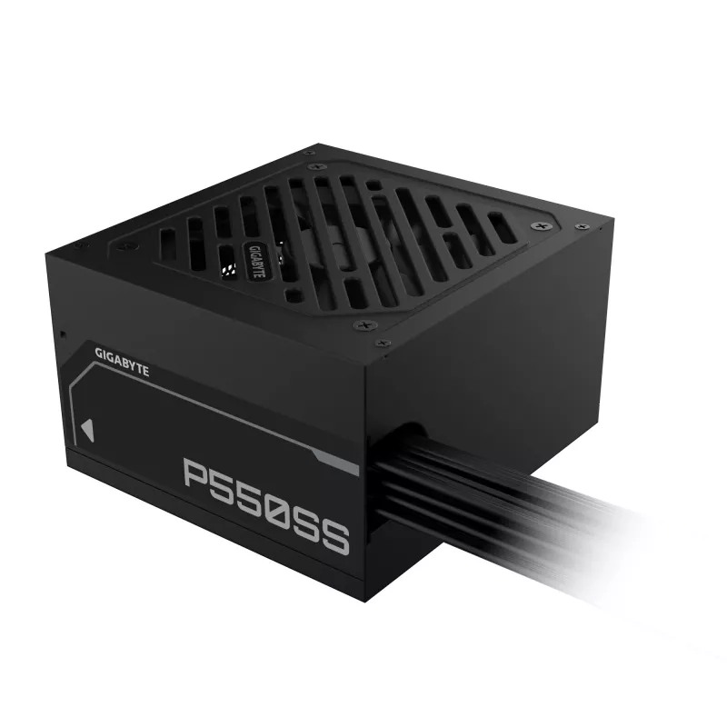 Zasilacz GIGABYTE P550SS - PCIe 5.0, 80 PLUS Silver, wentylator 120mm, zgodny z ATX 3.0, wtyczka EU