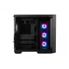 Obudowa PC MSI MAG PANO 100R PZ Midi Tower Czarna, szkło hartowane, obsługuje ATX/microATX, 482×290×519 mm