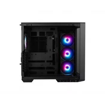 Obudowa PC MSI MAG PANO 100R PZ Midi Tower Czarna, szkło hartowane, obsługuje ATX/microATX, 482×290×519 mm