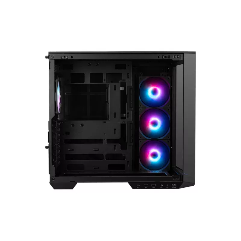Obudowa PC MSI MAG PANO 100R PZ Midi Tower Czarna, szkło hartowane, obsługuje ATX/microATX, 482×290×519 mm