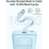 Przenośna bateria Anker Zolo 10000mAh, ultraszybkie ładowanie 30W, zintegrowany kabel USB-C, czarna
