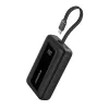 Przenośna bateria Anker Zolo 10000mAh, ultraszybkie ładowanie 30W, zintegrowany kabel USB-C, czarna