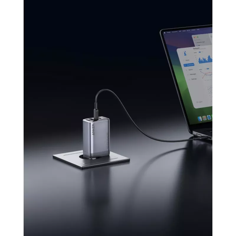 Ładowarka do urządzeń mobilnych Anker A2688341 uniwersalna czarna AC wewnętrzna 110-240V 1 USB 2.0 2 USB-C