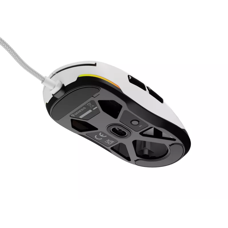 Mysz gamingowa GENESIS Krypton 660, ambidekstralna, USB Type-A, optyczna, 12000 DPI