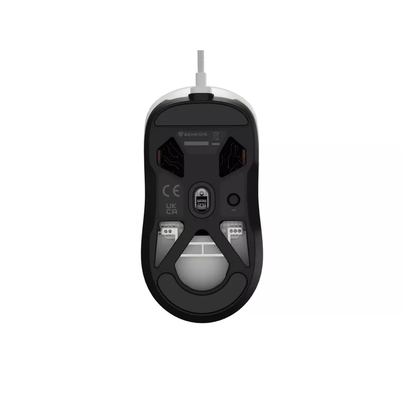 Mysz gamingowa GENESIS Krypton 660, ambidekstralna, USB Type-A, optyczna, 12000 DPI