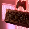 LED-owy modułowy panel dodatkowy Pegboard Nanoleaf N8100E00-1BP — pojedynczy panel zamienny/rozszerzający do systemu Nanoleaf Pegboard