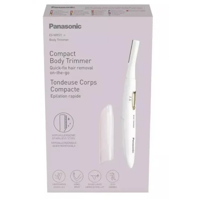 Panasonic Body Trimmer ES-WR51-P503 Cordless biały - rechargeable body groomer