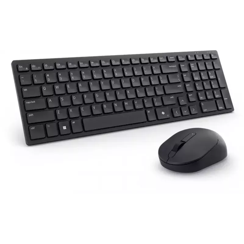 DELL KM555 Cicha klawiatura i mysz w zestawie Uniwersalna RF Wireless + Bluetooth QWERTY US International Czarny