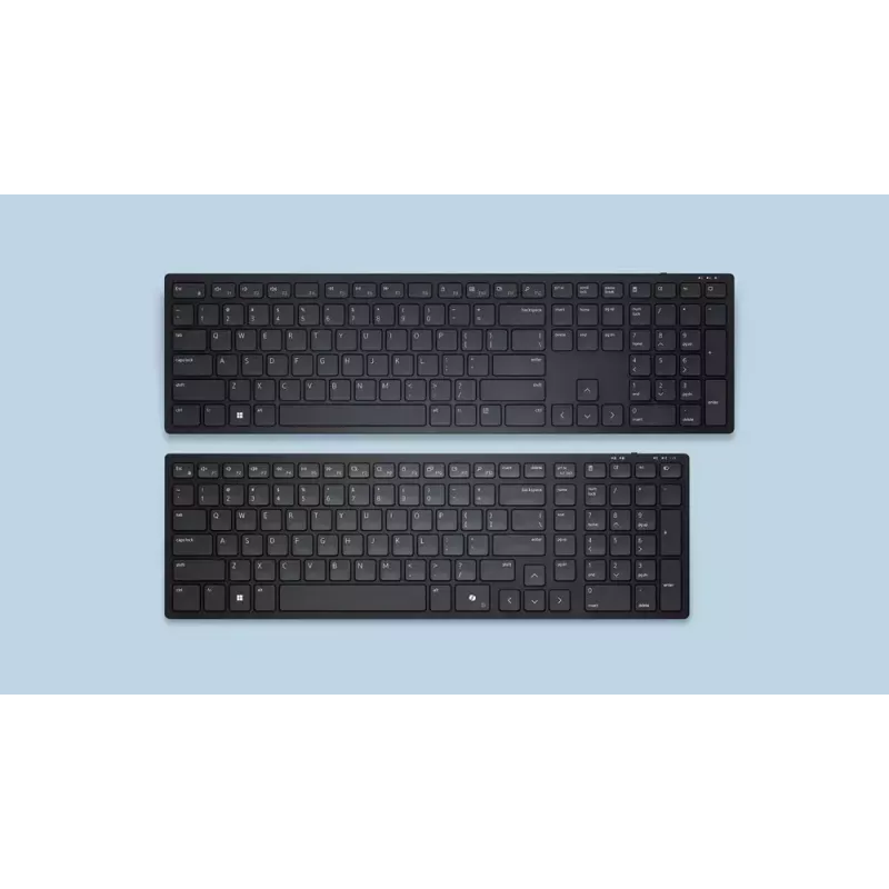 DELL KM555 Cicha klawiatura i mysz w zestawie Uniwersalna RF Wireless + Bluetooth QWERTY US International Czarny