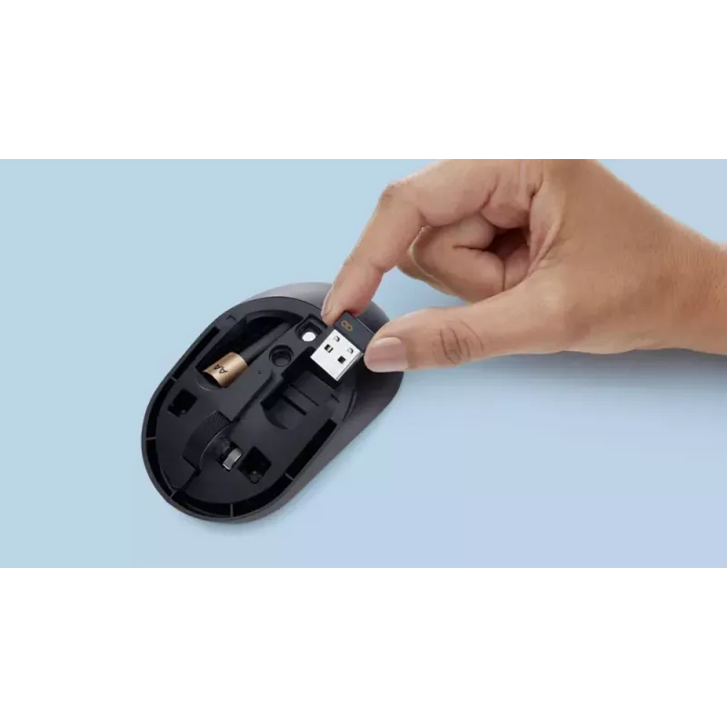 DELL KM555 Cicha klawiatura i mysz w zestawie Uniwersalna RF Wireless + Bluetooth QWERTY US International Czarny