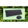 DELL KM555 Cicha klawiatura i mysz w zestawie Uniwersalna RF Wireless + Bluetooth QWERTY US International Czarny