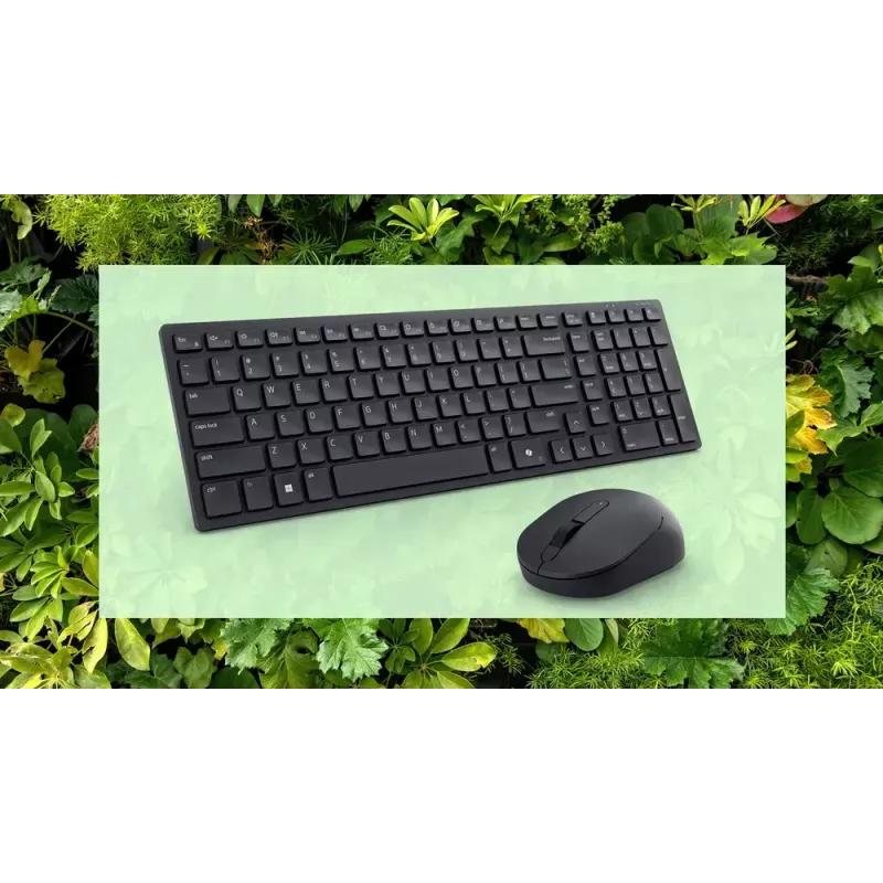 DELL KM555 Cicha klawiatura i mysz w zestawie Uniwersalna RF Wireless + Bluetooth QWERTY US International Czarny
