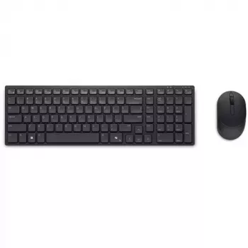DELL KM555 Cicha klawiatura i mysz w zestawie Uniwersalna RF Wireless + Bluetooth QWERTY US International Czarny