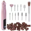 Manicure and pedicure drill set Adler AD 2181 - 5 power levels, pink
