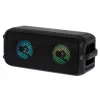 Głośnik przenośny Adler AD 1903, 2×5 W, Bluetooth, radio FM, LED, bateria 1500 mAh, AUX, USB, czarny