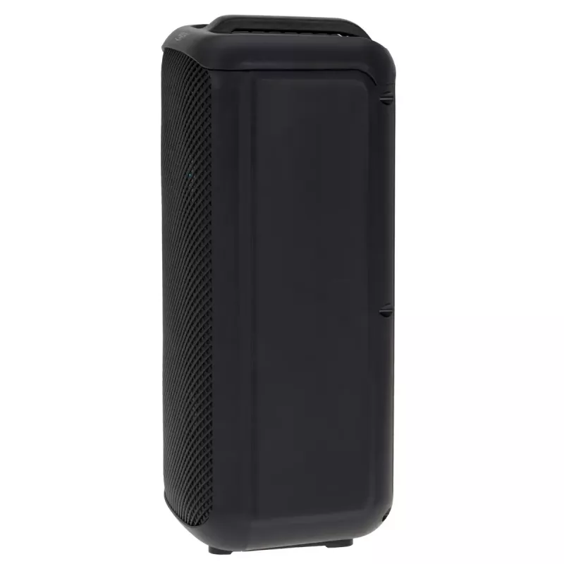 Głośnik przenośny Adler AD 1903, 2×5 W, Bluetooth, radio FM, LED, bateria 1500 mAh, AUX, USB, czarny