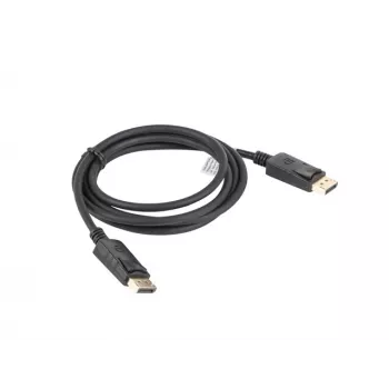 Kabel LANBERG DisplayPort M/m 19-pin V1.2 4k 1,8 m czarny