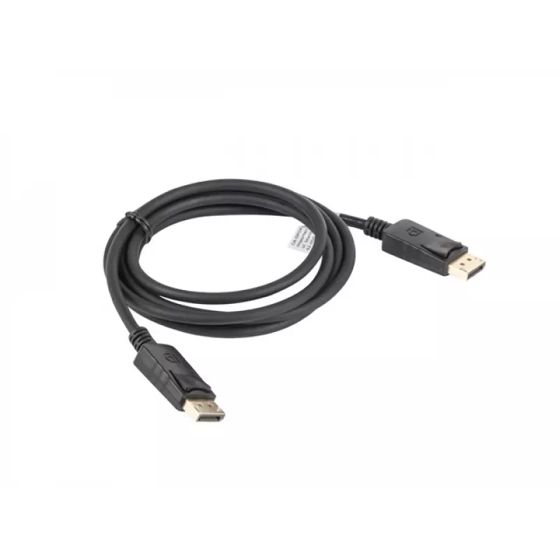 Kabel LANBERG DisplayPort M/m 19-pin V1.2 4k 1,8 m czarny