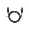 Kabel LANBERG DisplayPort M/m 19-pin V1.2 4k 1,8 m czarny