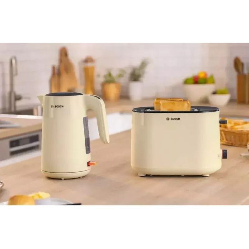 Czajnik elektryczny Bosch TWK2M167 1,7 l 2400 W, bezprzewodowy z podstawą 360°, automatyczne wyłączanie, zabezpieczenie przed zagotowaniem bez wody