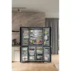 Whirlpool WQ9I FO2BX EF lodówka side-by-side Wolnostojąca 592 L Czarna