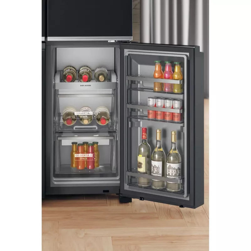 Whirlpool WQ9I FO2BX EF lodówka side-by-side Wolnostojąca 592 L Czarna