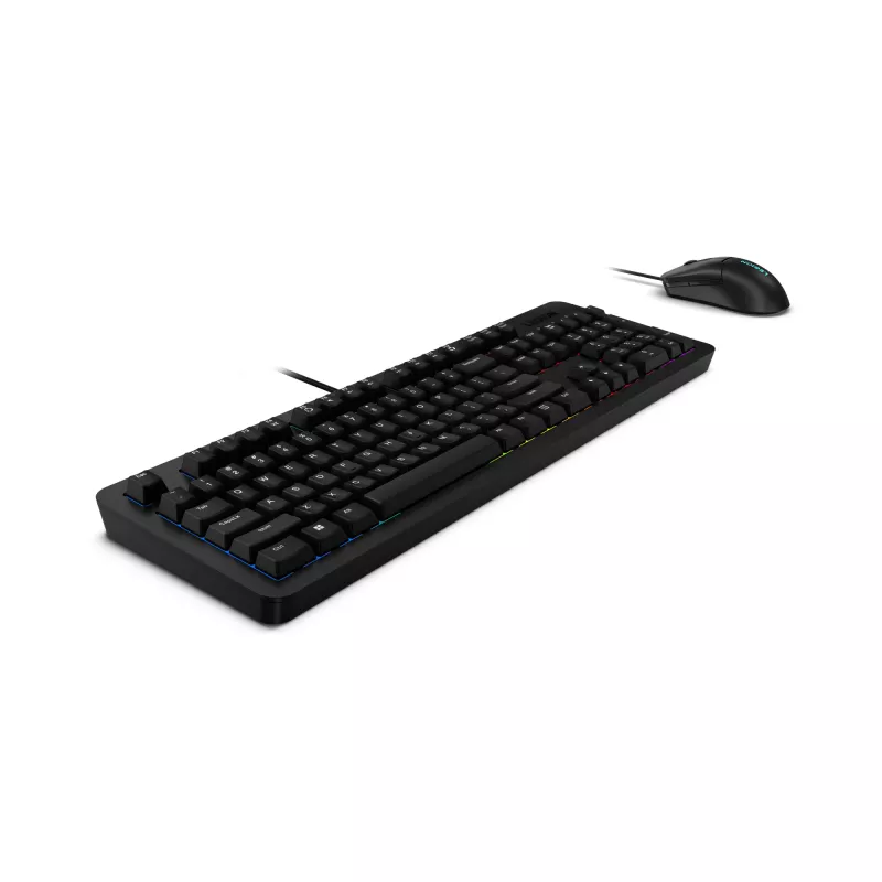 Klawiatura Lenovo GX31N91913 z myszą, gamingowa, USB, US English, czarna