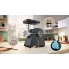 Maszynka do mięsa Bosch MFWS430B — 1900 W, 2 prędkości, 2,5 kg/min, czarny/srebrny, 4,3 kg