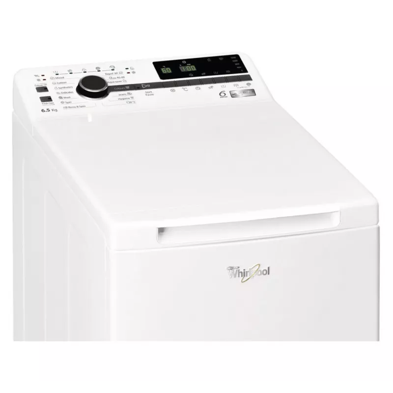 Whirlpool TDLRB 65242BS EU/N pralka ładowana od góry 6.5 kg 1151 obr./min. Biała