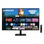 Monitor Samsung M50D 27 cali — 27 cali Full HD (1920×1080), VA LED, 4 ms, kąt widzenia 178°, wbudowane głośniki, hub USB, VESA, czarny