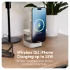 Targus HJ3320WHGL ładowarka do urządzeń mobilnych Słuchawki, Smartfon, Smartwatch Biały USB Ładowanie bezprzewodowe Szybkie ładowanie Wewnętrzna